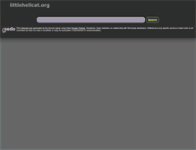 Tablet Screenshot of littlehellcat.org